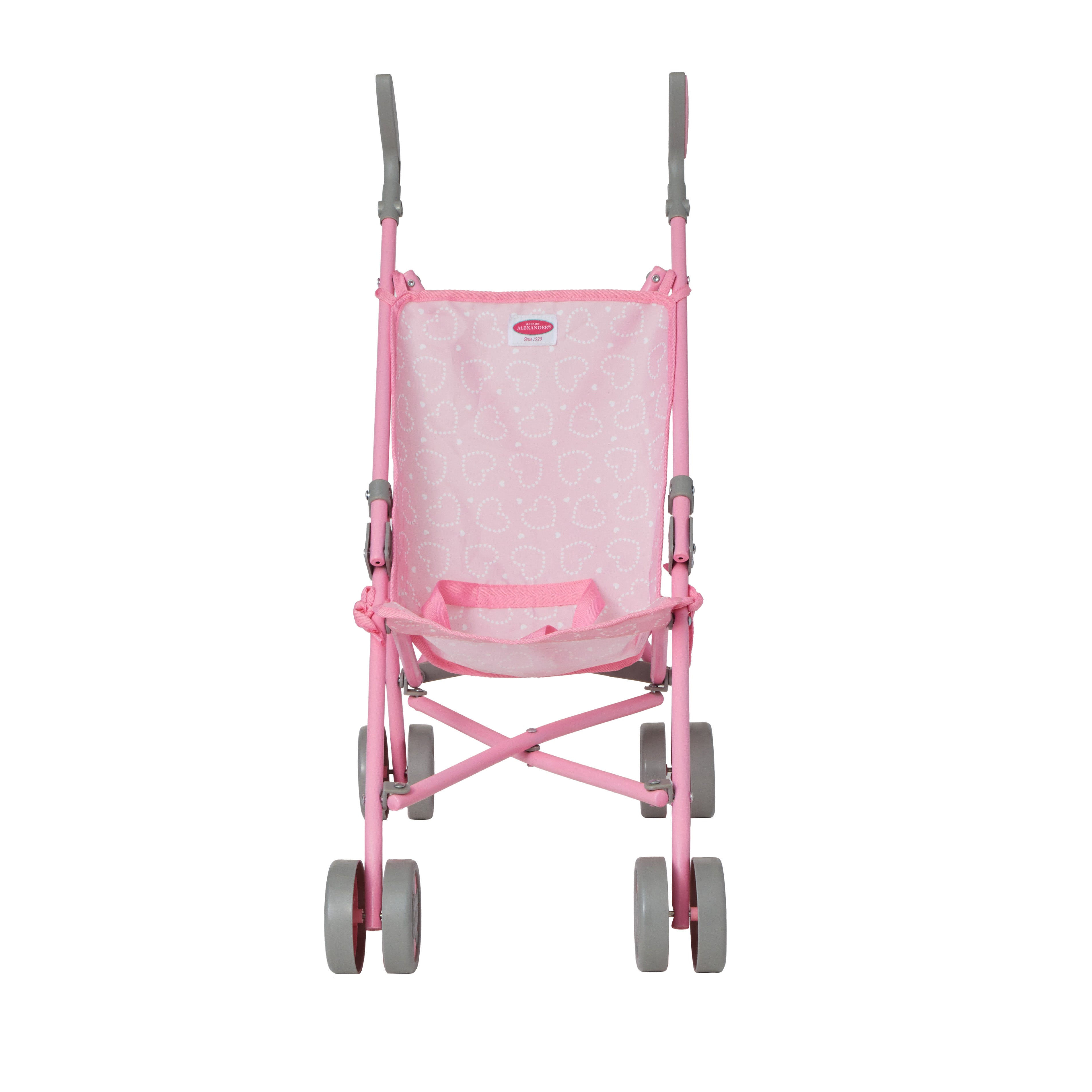 19" Pink Hearts Umbrella Stroller