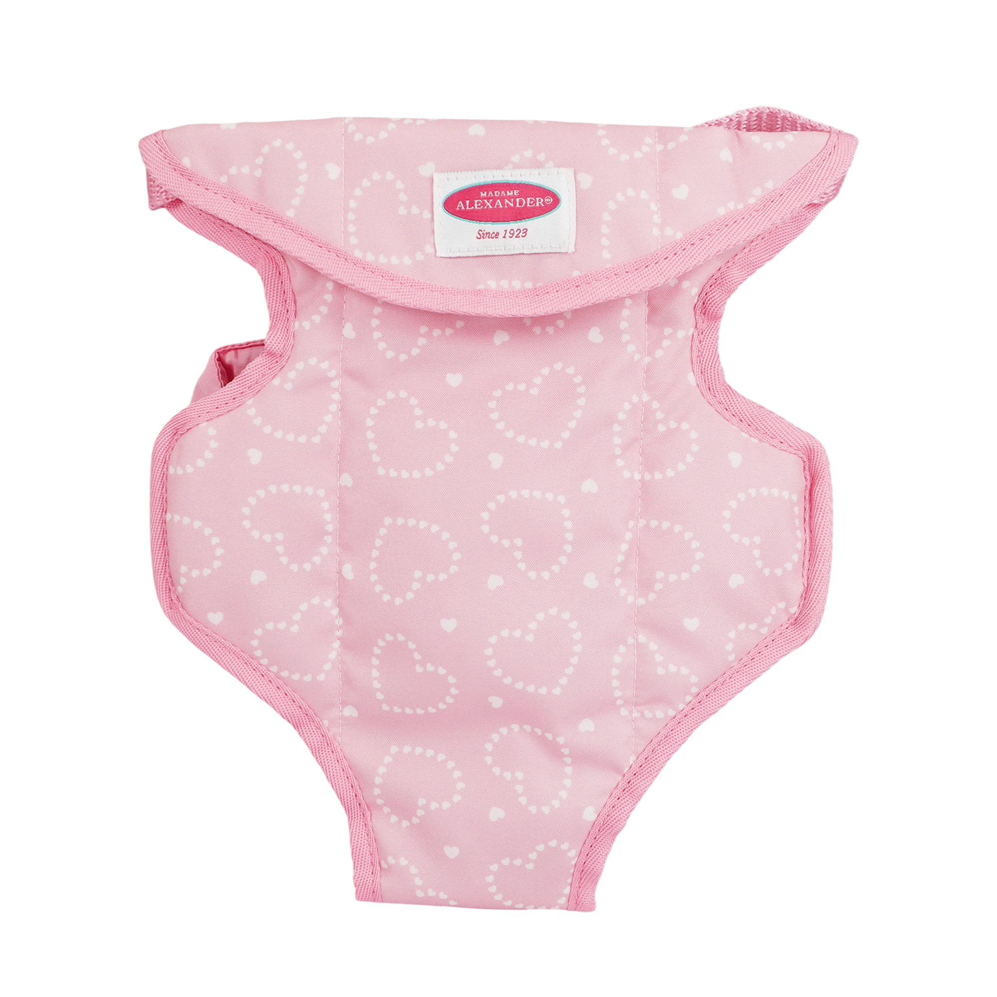 18" Pink Hearts Fabric Carrier