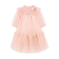 Myrtle Flock Hearts Tulle Dress