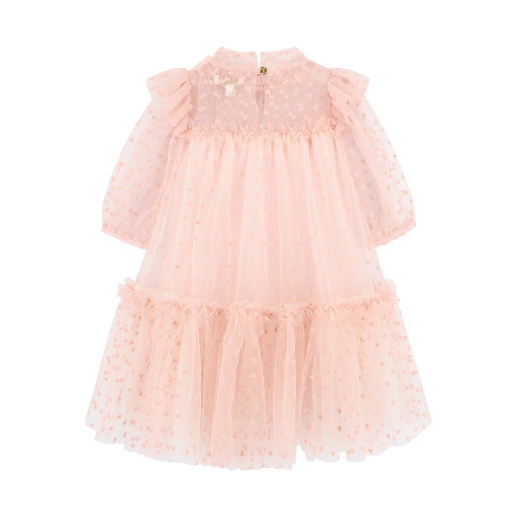 Myrtle Flock Hearts Tulle Dress