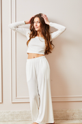 Jax Heart Pointelle Longsleeve w/Lace